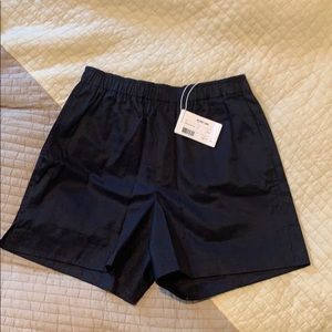 NWT Helmut Lang Resin Cotton Twill Short